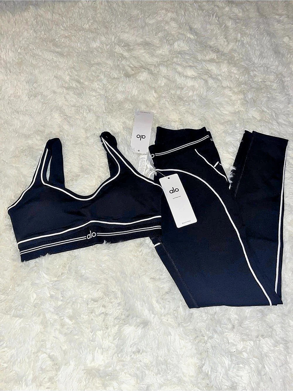 Alo Black Athletic Set NWT